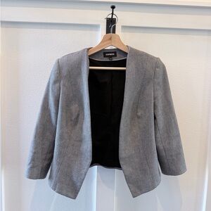 Express Women's Classic Gray Suit Jacket